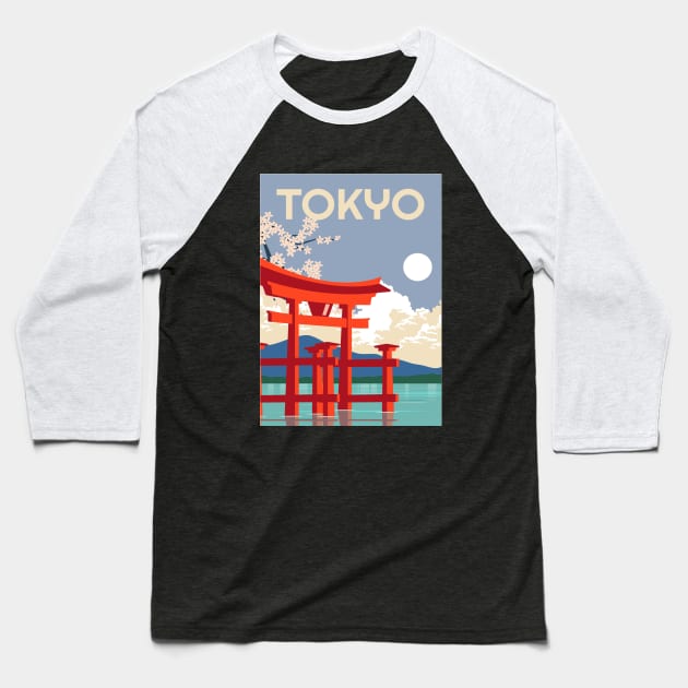 Tokyo Baseball T-Shirt by Melodezii